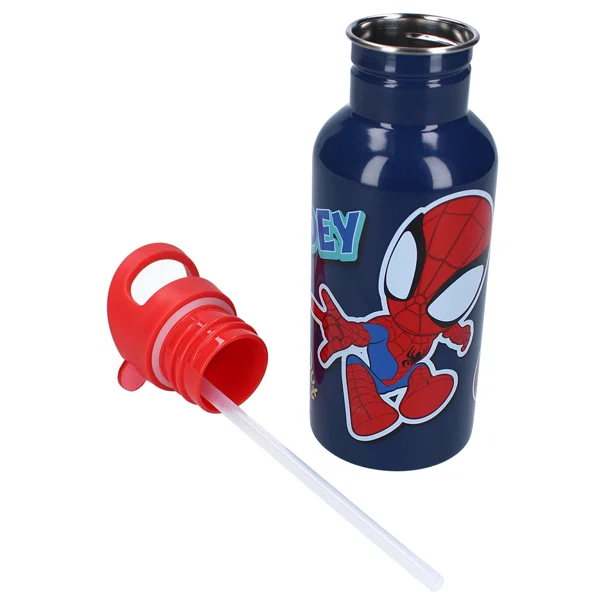 Παγούρι 500ml Με Καλαμάκι Vado Bags Spidey Take A Sip