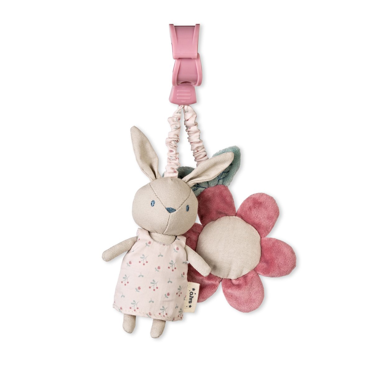 Κρεμαστό Παιχνίδι Δραστηριότητας Saro Cotton Bunnies Blossom 21142