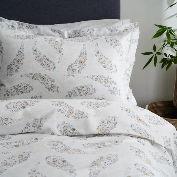 Παπλωματοθήκη King Size (Σετ 260x240) 2 Όψεων Vesta Elegant Karen 1