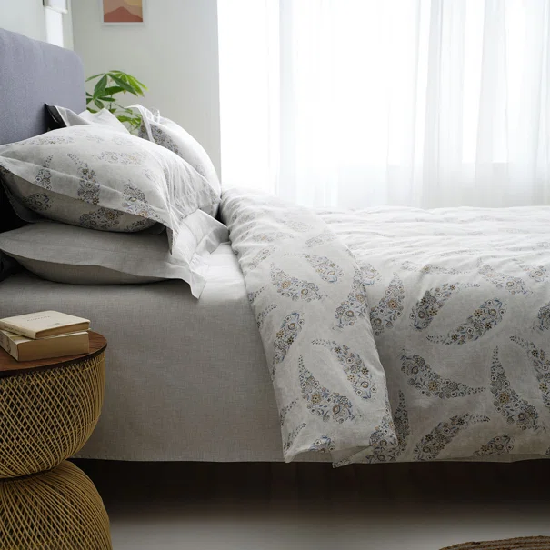 Παπλωματοθήκη King Size (Σετ 260x240) 2 Όψεων Vesta Elegant Karen 1