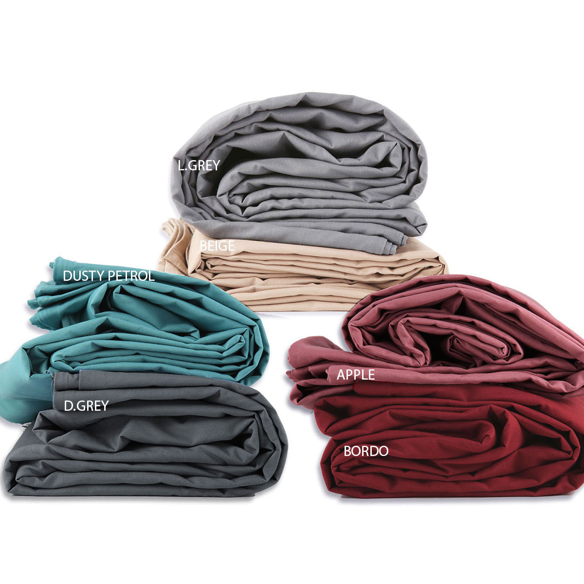 Παπλωματοθήκη King Size (240x260) Nef-Nef Homeware Basic Mocca
