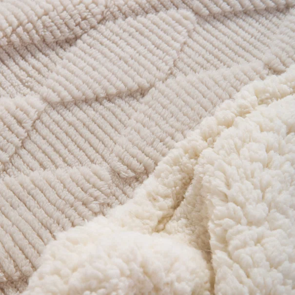 Κουβέρτα Καναπέ Fleece (130x180) Nef-Nef Homeware Mizenie Ecru