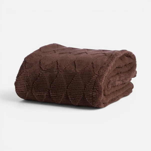 Κουβέρτα Καναπέ Fleece (130x180) Nef-Nef Homeware Mizenie Brown