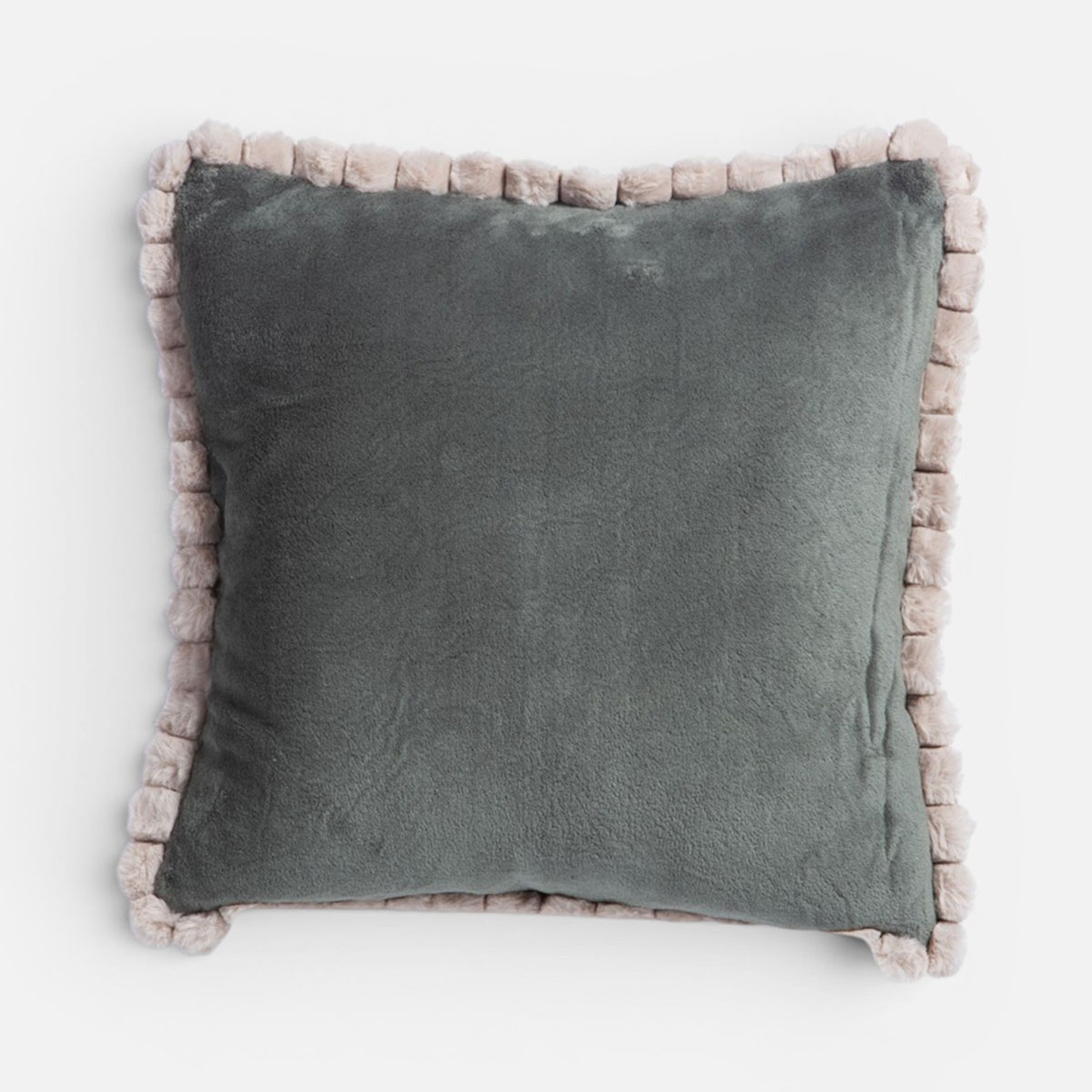 Διακοσμητικό Μαξιλάρι Fleece (45x45) Nef-Nef Homeware Pompozia Green
