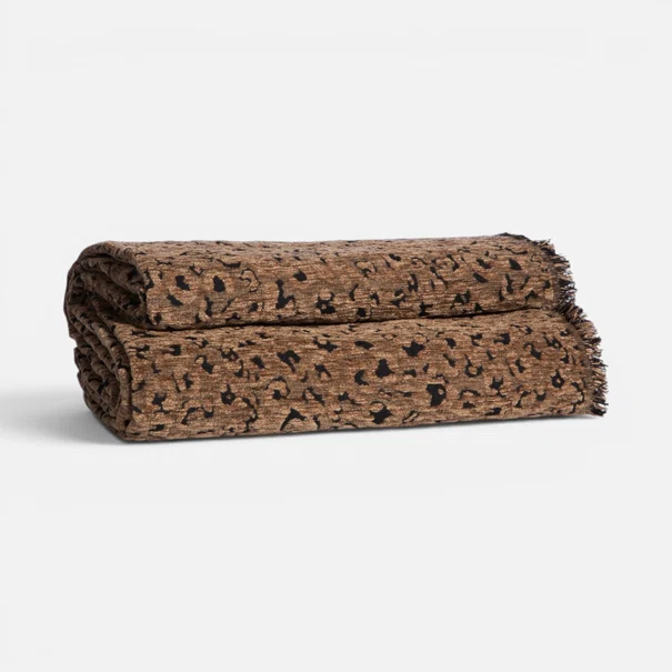 Ριχτάρι Πολυθρόνας (170x180) Nef-Nef Homeware Leopard Brown