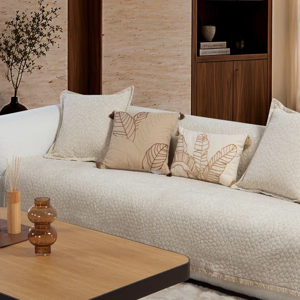 Ριχτάρι Καναπέ Τριθέσιου (170x300) Nef-Nef Homeware Decore Ecru