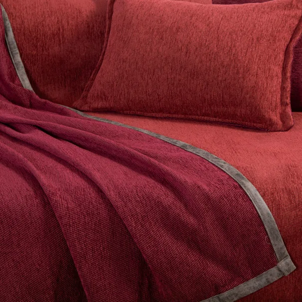 Ριχτάρι Καναπέ Τριθέσιου 2 Όψεων (180x300) Nef-Nef Homeware Tanger 26 Bordo/Paprika