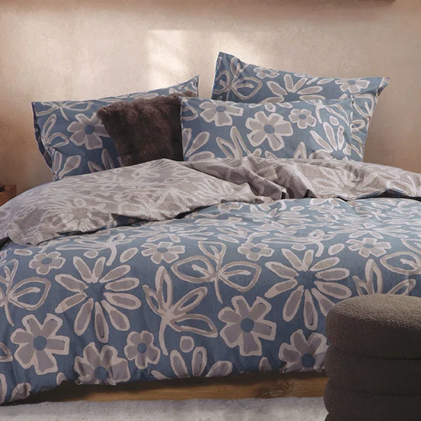 Σεντόνια Διπλά (Σετ) Nef-Nef Homeware Harmony Grey