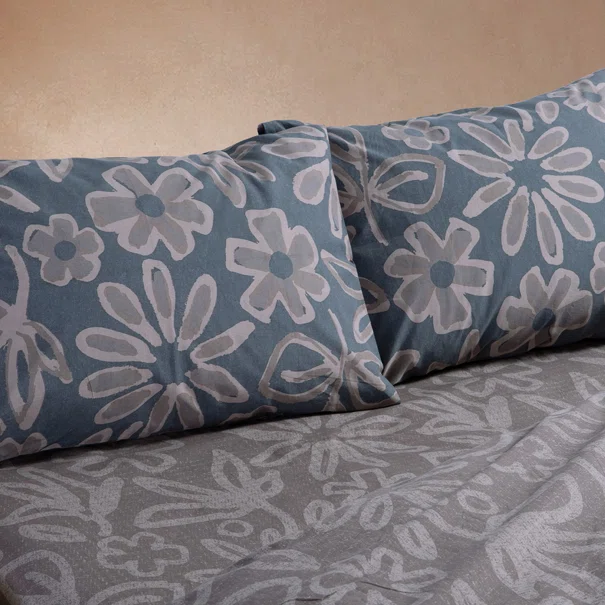 Σεντόνια Διπλά (Σετ) Nef-Nef Homeware Harmony Grey