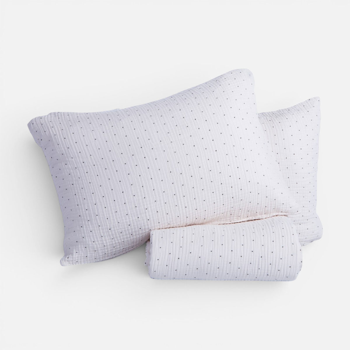 Παπλωματοθήκη Υπέρδιπλη (Σετ 240x230) Nef-Nef Homeware Dots Ecru