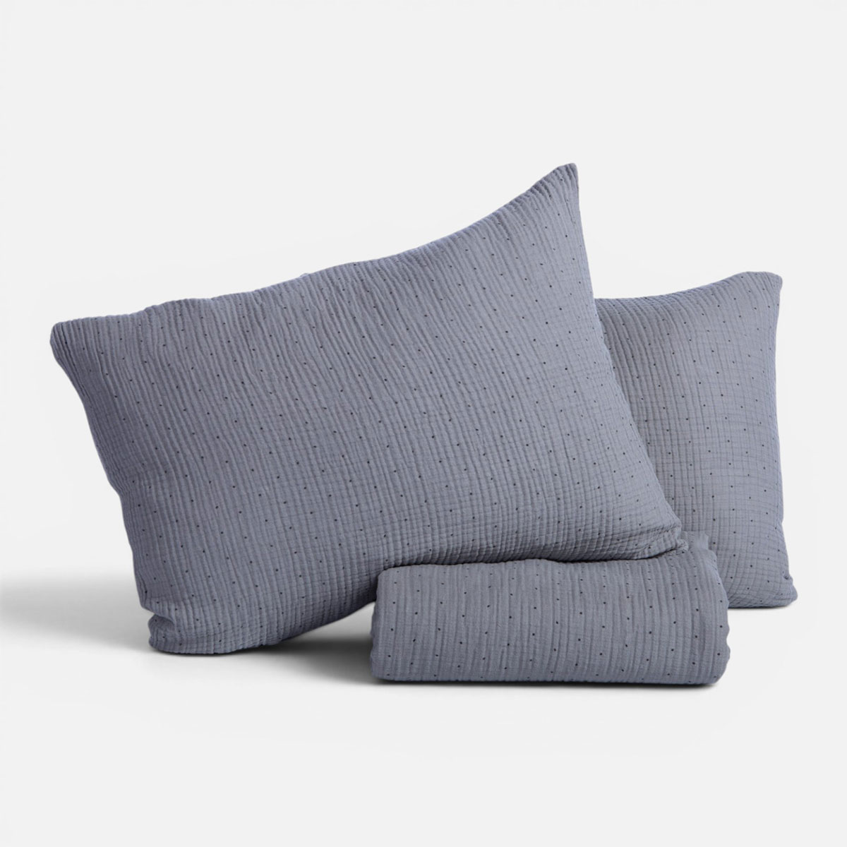 Παπλωματοθήκη Υπέρδιπλη (Σετ 240x230) Nef-Nef Homeware Dots L.Grey