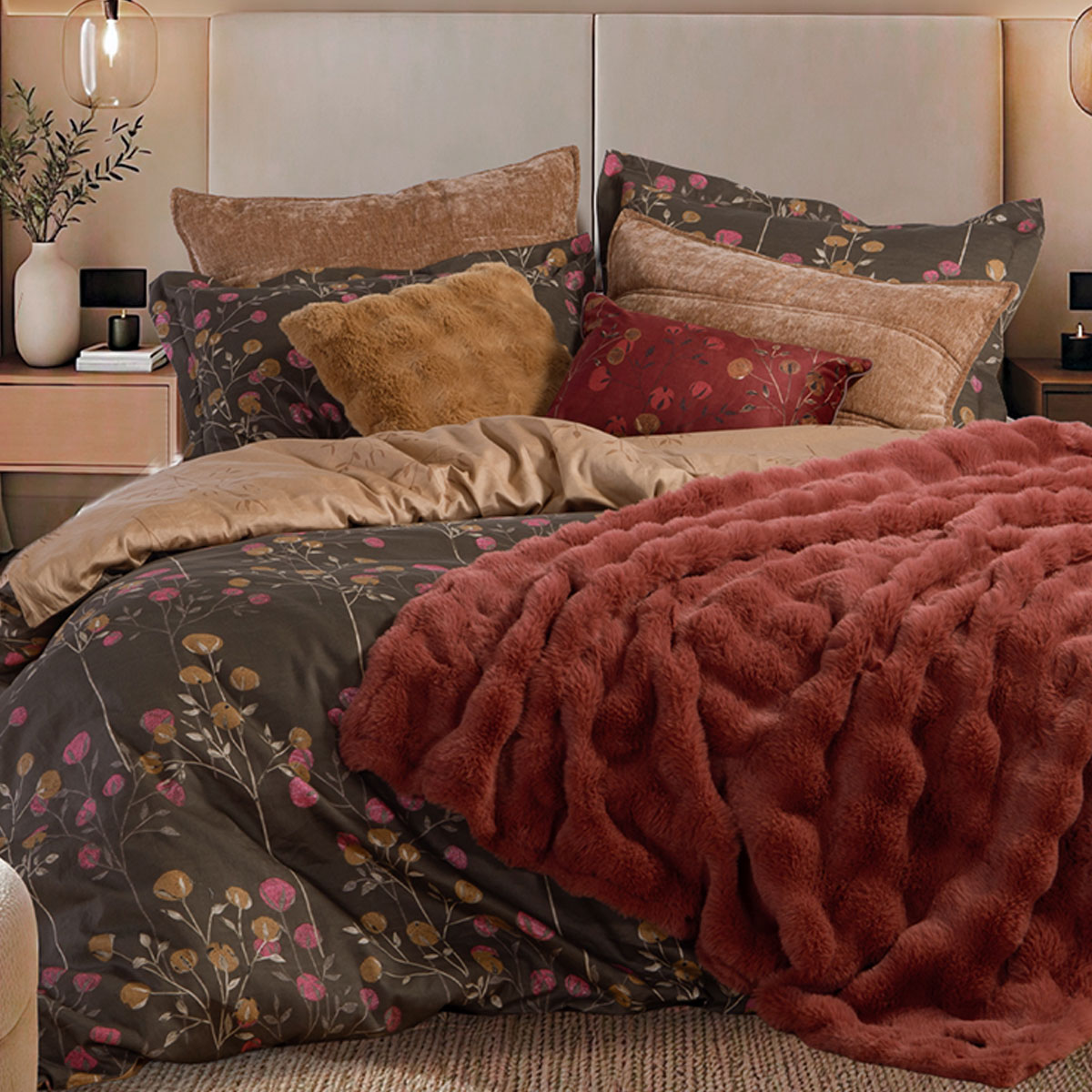 Σεντόνια King Size (Σετ) Nef-Nef Homeware Audrey Brown