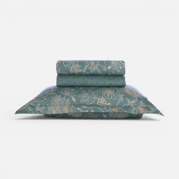 Πάπλωμα Υπέρδιπλο (240x230) Nef-Nef Homeware Elinda Green