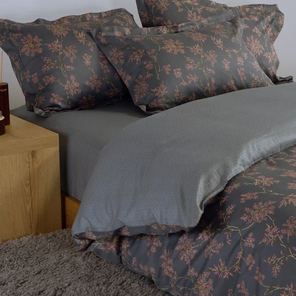 Σεντόνια Υπέρδιπλα (Σετ) Nef-Nef Homeware Foxy Grey/Blue