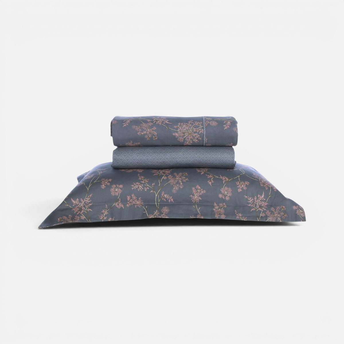 Σεντόνια King Size (Σετ) Nef-Nef Homeware Foxy Grey/Blue