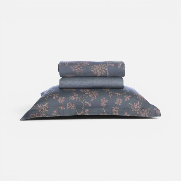 Σεντόνια King Size (Σετ) Nef-Nef Homeware Foxy Grey/Blue