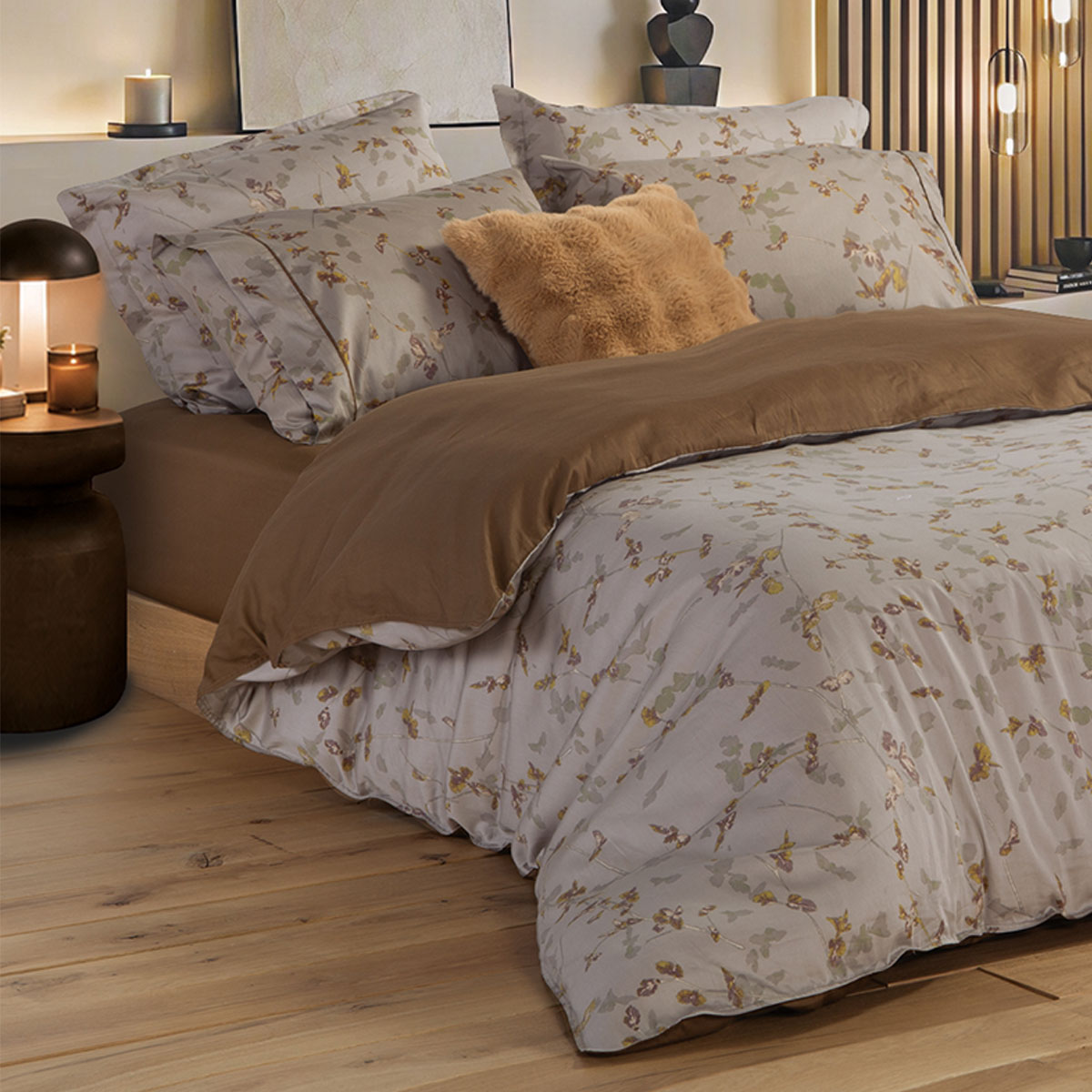 Σεντόνια King Size (Σετ) Nef-Nef Homeware Miran Beige