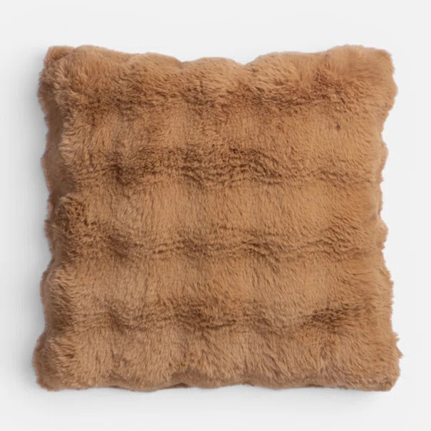Διακοσμητικό Μαξιλάρι Γούνινο (45x45) Nef-Nef Homeware Reality Camel