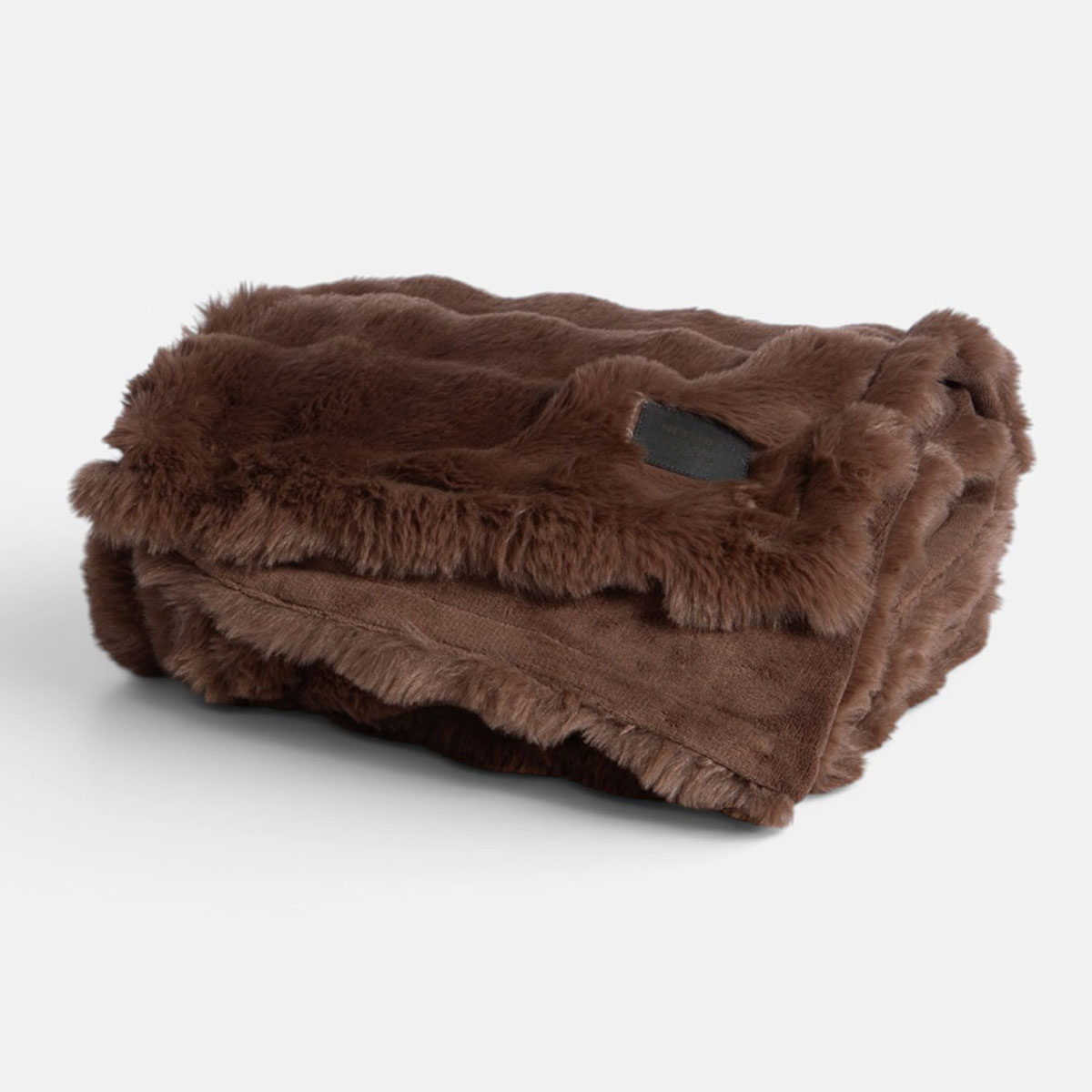 Γούνινη Κουβέρτα Καναπέ (130x180) Nef-Nef Homeware Reality Coffee