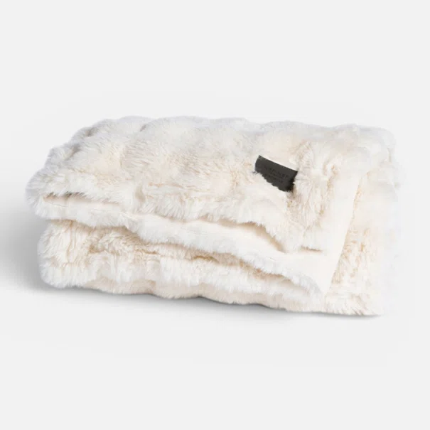 Γούνινη Κουβέρτα Καναπέ (130x180) Nef-Nef Homeware Reality Ecru