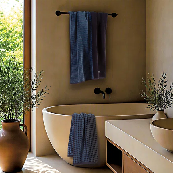 Πετσέτα Σώματος (70x140) Nef-Nef Homeware Regard Petrol Blue 550gsm