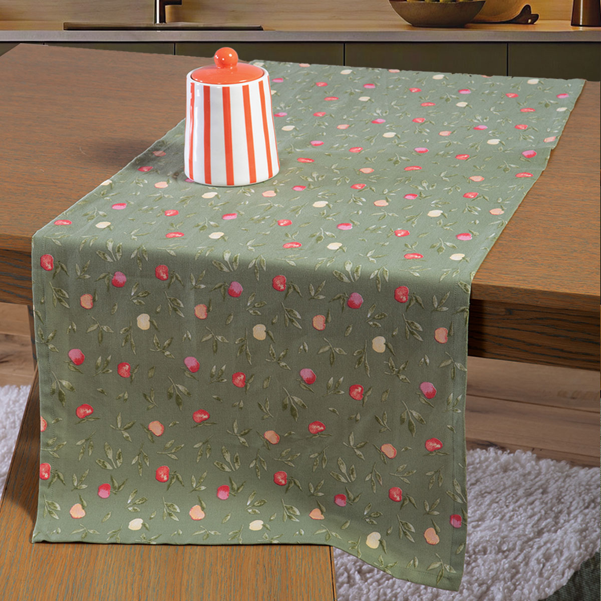 Τραβέρσα (45x140) Nef-Nef Homeware Sweet Apple Green