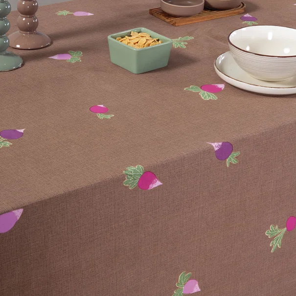 Αλέκιαστο Τραπεζομάντηλο (140x240) Nef-Nef Homeware Radish Brown