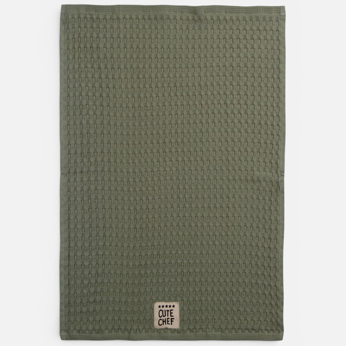 Ποτηρόπανο Πικέ (45x68) Nef-Nef Homeware Cute Chef Green