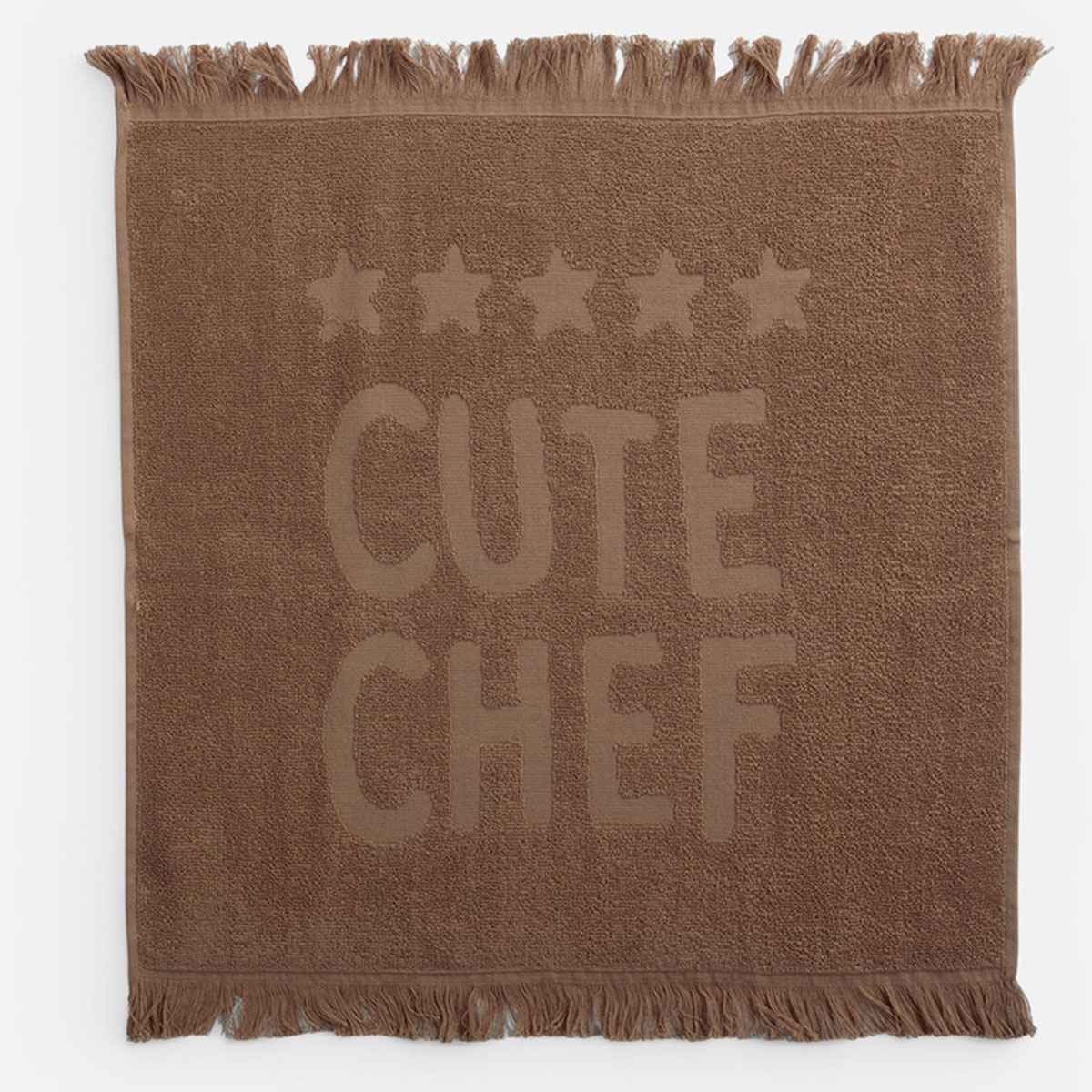 Πετσέτα Κουζίνας Φροτέ (50x50) Nef-Nef Homeware Cute Chef Brown