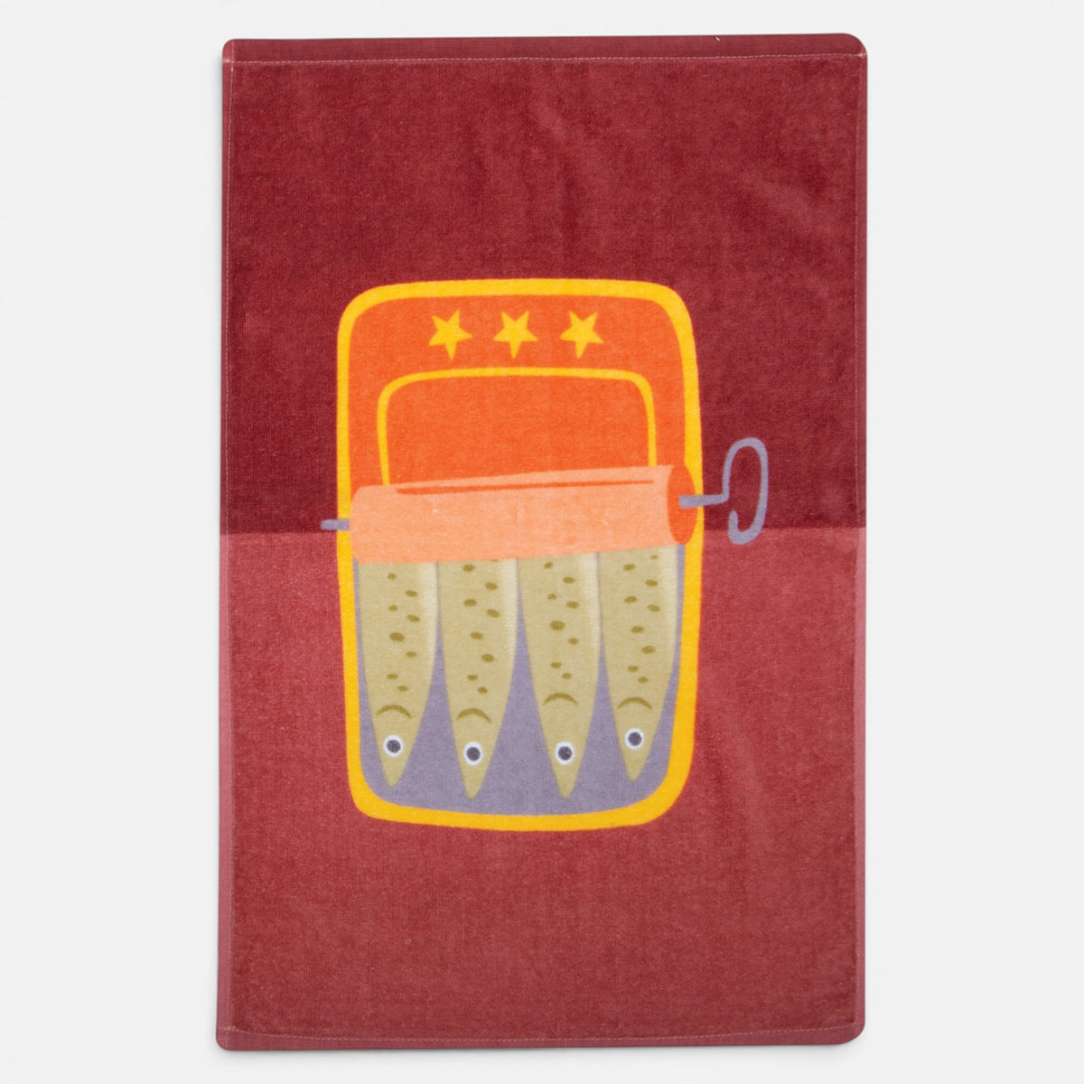 Πετσέτα Κουζίνας (40x60) Nef-Nef Homeware Sardines Bordo