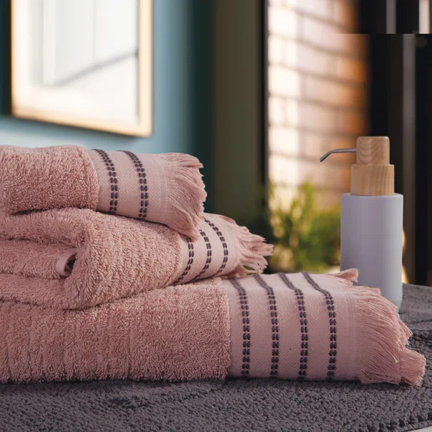 Πετσέτα Σώματος (70x140) Nef-Nef Homeware Apart Rose 500gsm