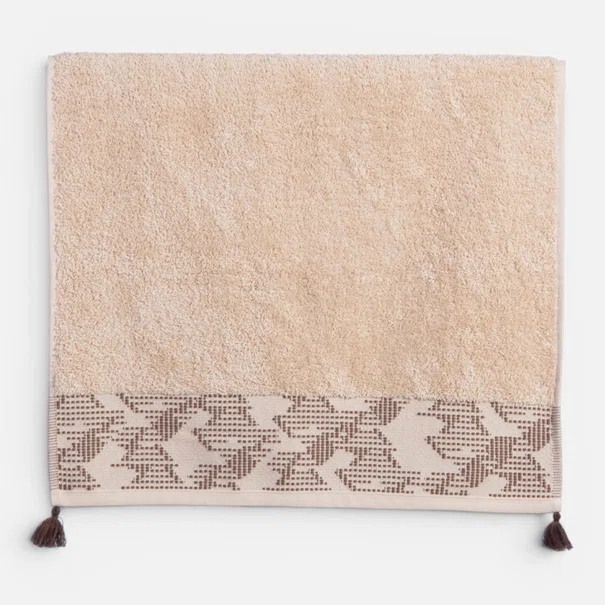 Πετσέτα Προσώπου (50x90) Nef-Nef Homeware Zeyn Beige 500gsm