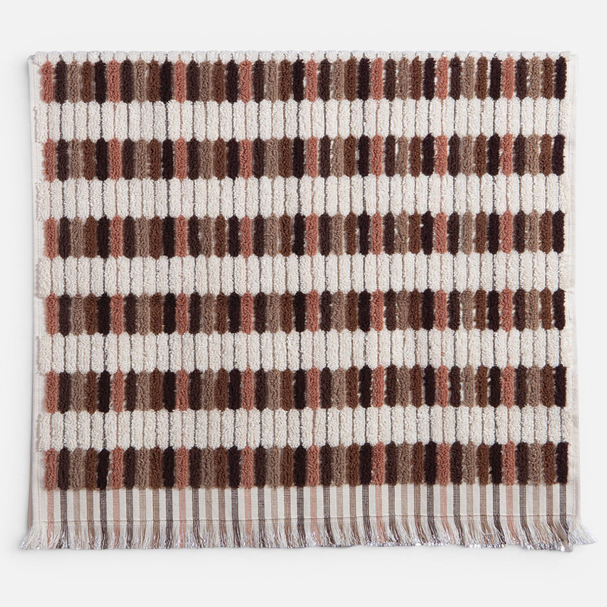 Πετσέτα Σώματος (70x140) Nef-Nef Homeware Trivial Ecru/Terra 500gsm