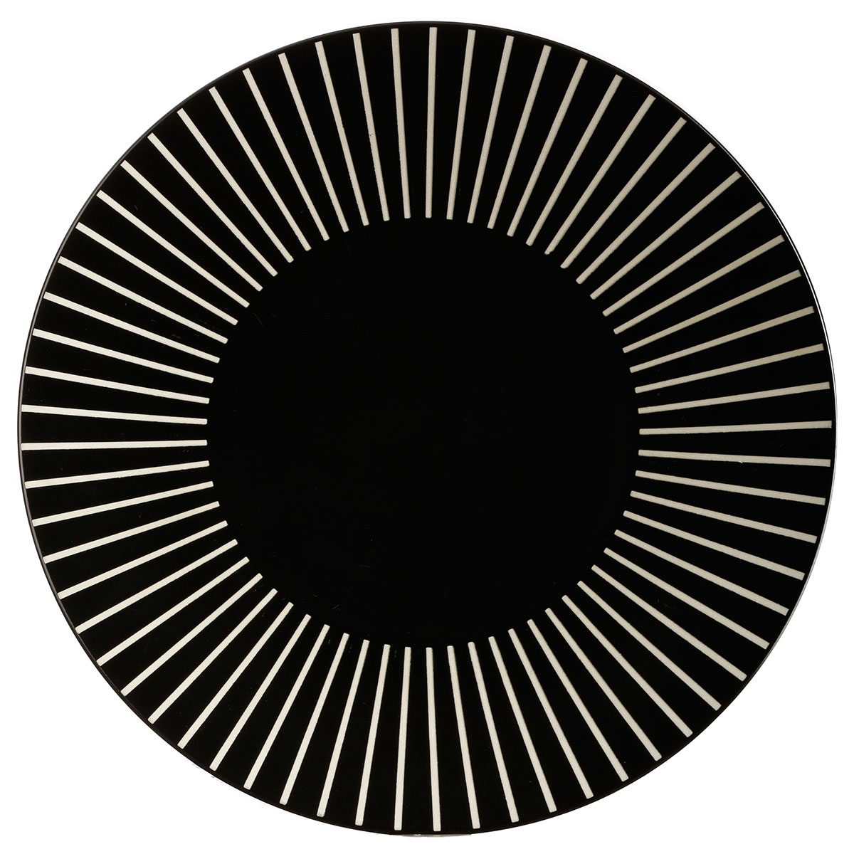 Πιάτο Φαγητού Ρηχό (Φ27) S-D Black Sun 140696