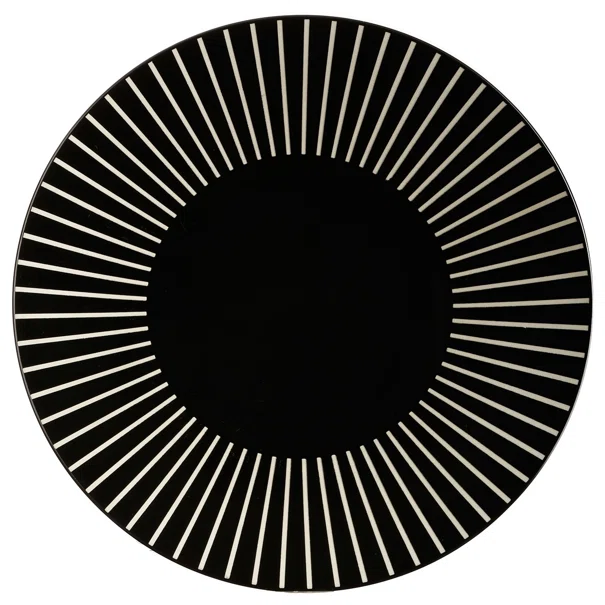 Πιάτο Φαγητού Ρηχό (Φ27) S-D Black Sun 140696