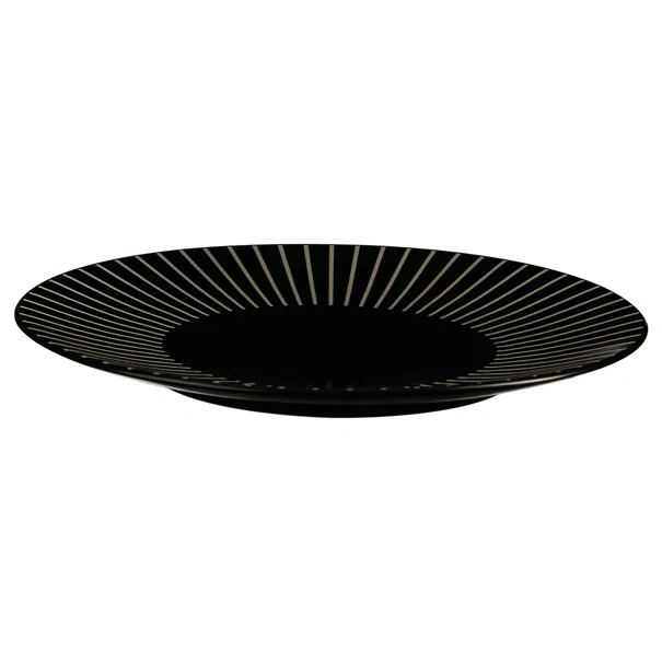 Πιάτο Φαγητού Ρηχό (Φ27) S-D Black Sun 140696