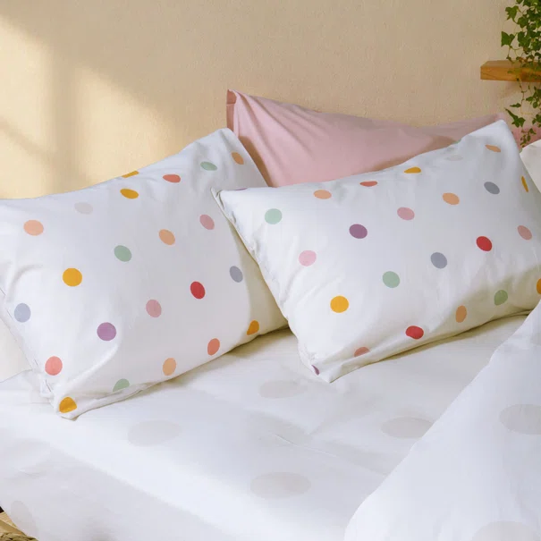 Σεντόνια Μονά (Σετ) Nef-Nef Homeware Junior Dots Ecru