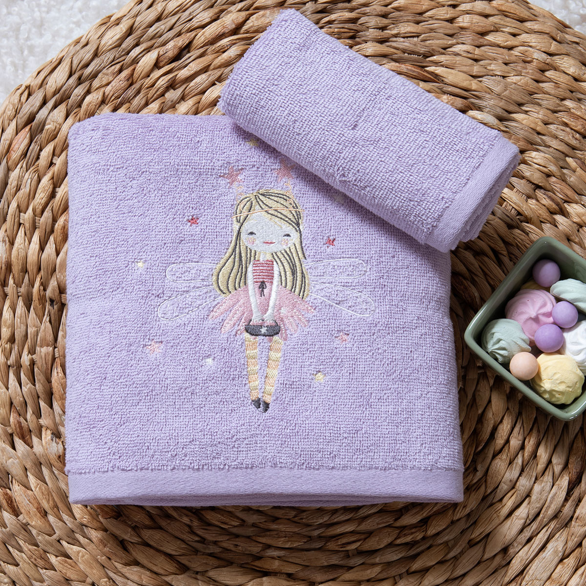 Παιδικές Πετσέτες (Σετ 2τμχ) Nef-Nef Homeware Junior Fairy Tale 420gsm