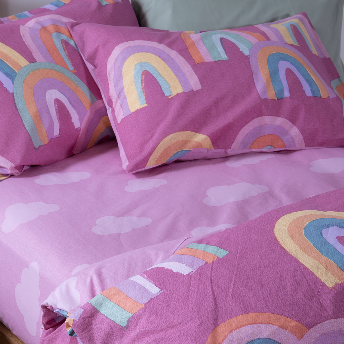 Σεντόνια Μονά (Σετ) Nef-Nef Homeware Junior Rainbow Mood