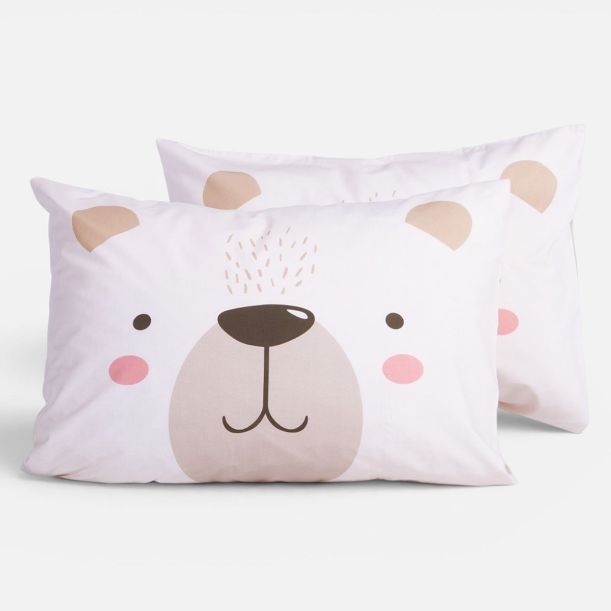 Παιδική Μαξιλαροθήκη (52x72) Nef-Nef Homeware Junior Happy Bear