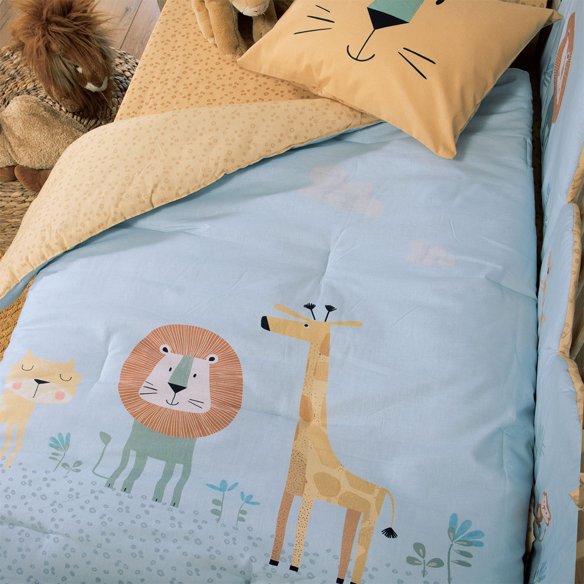 Πάπλωμα Κούνιας (110x140) 2 Όψεων Nef-Nef Homeware Baby Wild Company