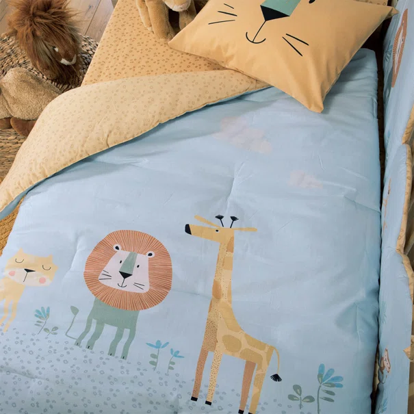 Πάπλωμα Κούνιας (110x140) 2 Όψεων Nef-Nef Homeware Baby Wild Company