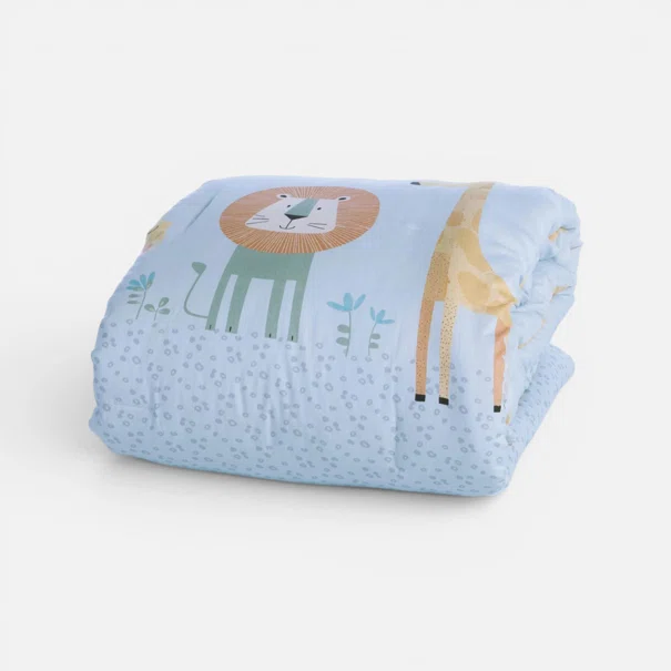 Πάπλωμα Κούνιας (110x140) 2 Όψεων Nef-Nef Homeware Baby Wild Company