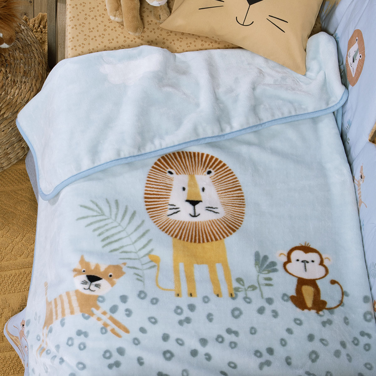 Κουβέρτα Βελουτέ Αγκαλιάς (75x100) Nef-Nef Homeware Baby Wild Company