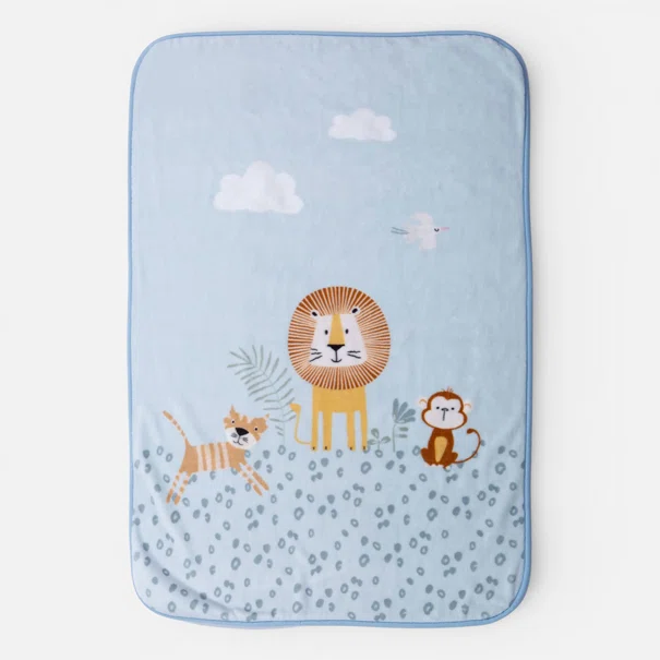 Κουβέρτα Βελουτέ Κούνιας (100x140) Nef-Nef Homeware Baby Wild Company