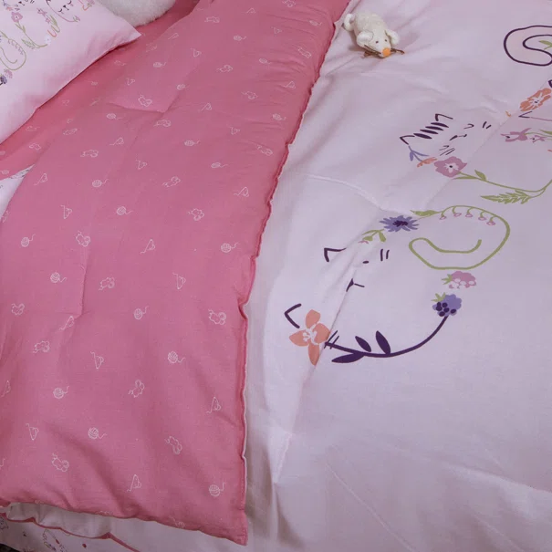 Πάπλωμα Κούνιας (110x140) 2 Όψεων Nef-Nef Homeware Baby Cats Are Perfect