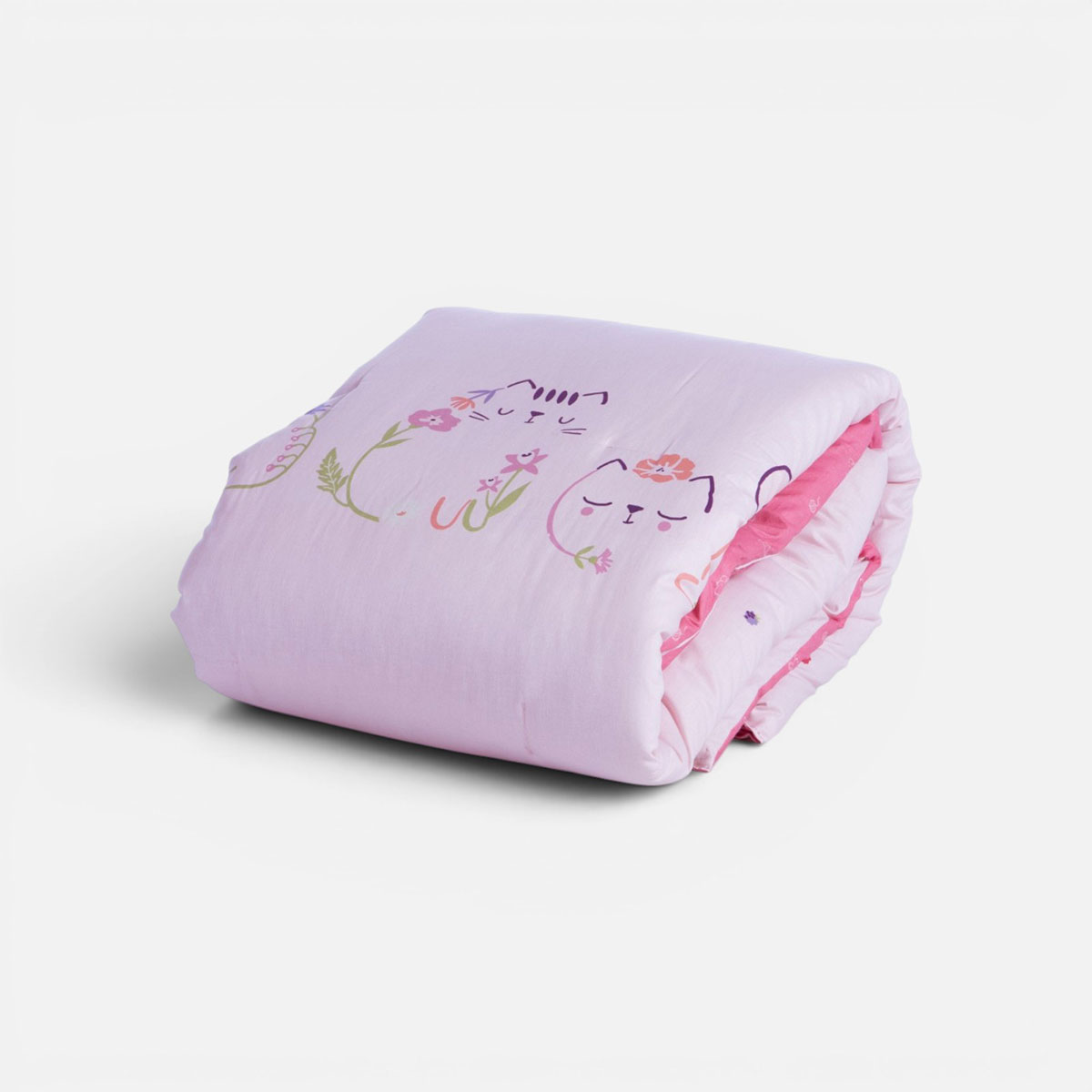 Πάπλωμα Κούνιας (110X140) 2 Όψεων Nef-Nef Homeware Baby Cats Are Perfect Βρεφικά Προίκα Μωρού Παπλώματα Spitishop