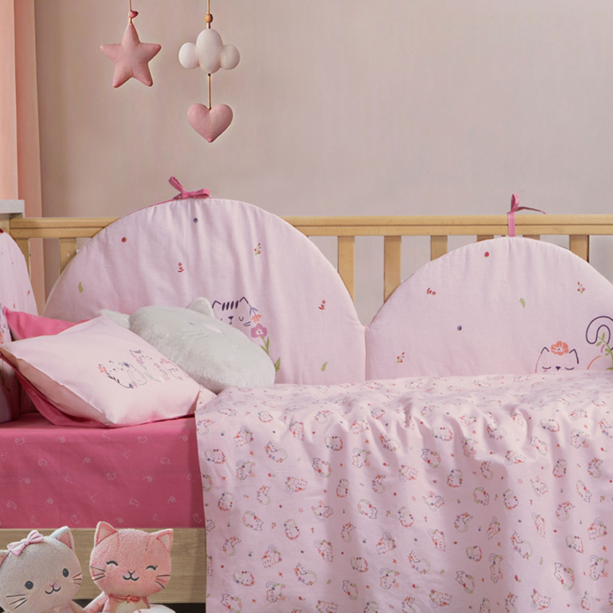 Πάντα Κούνιας (187x40) Nef-Nef Homeware Baby Cats Are Perfect
