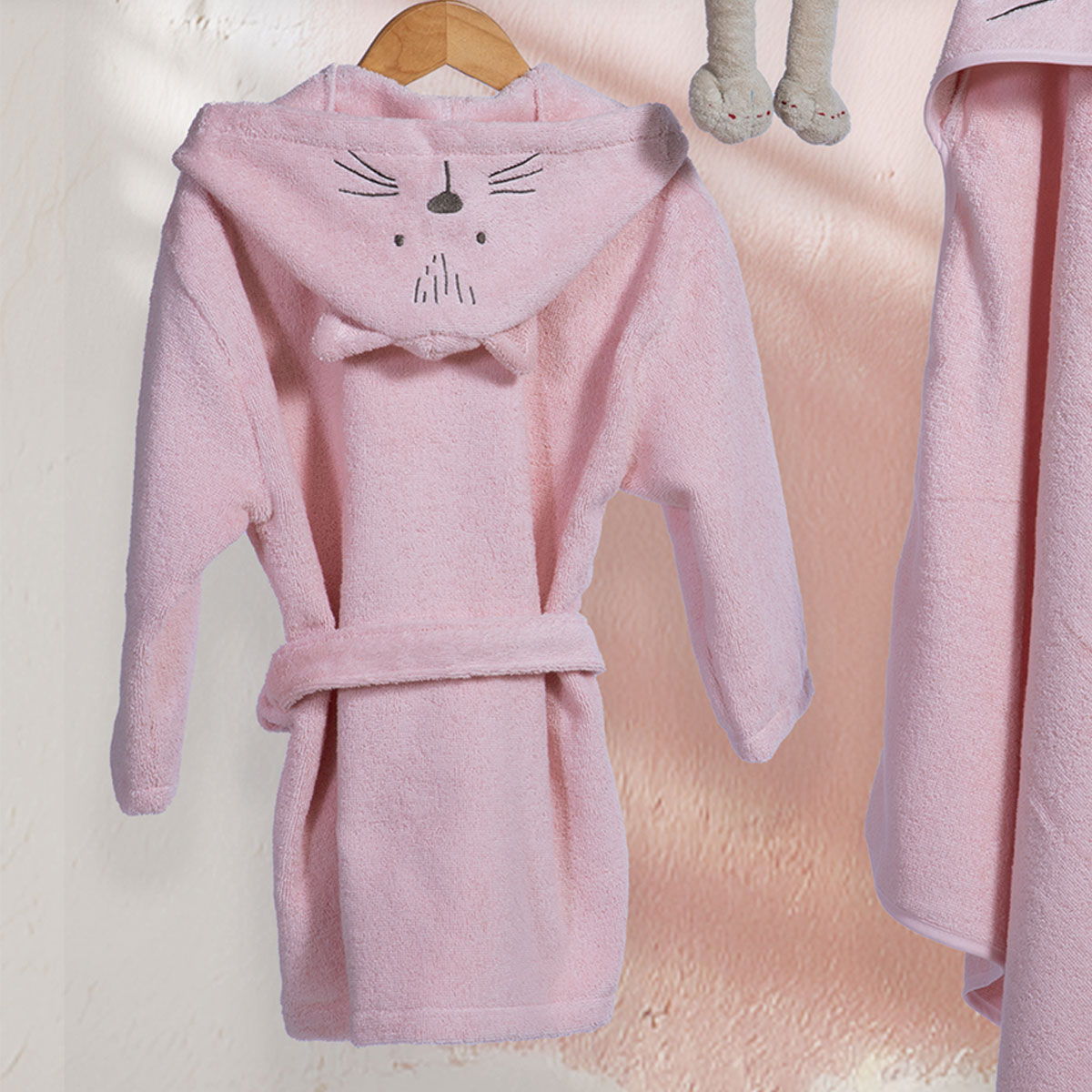 Βρεφικό Μπουρνούζι Nef-Nef Homeware Baby Cats Are Perfect