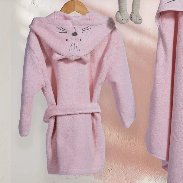 Βρεφικό Μπουρνούζι Nef-Nef Homeware Baby Cats Are Perfect